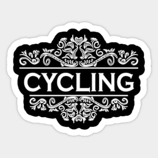 Sports Cycling Sticker